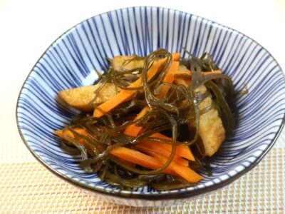 切り昆布の煮物