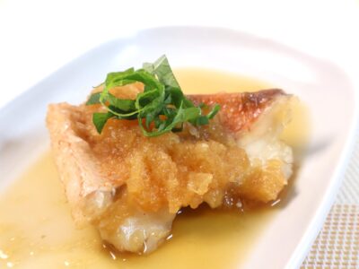 赤魚のおろしソース